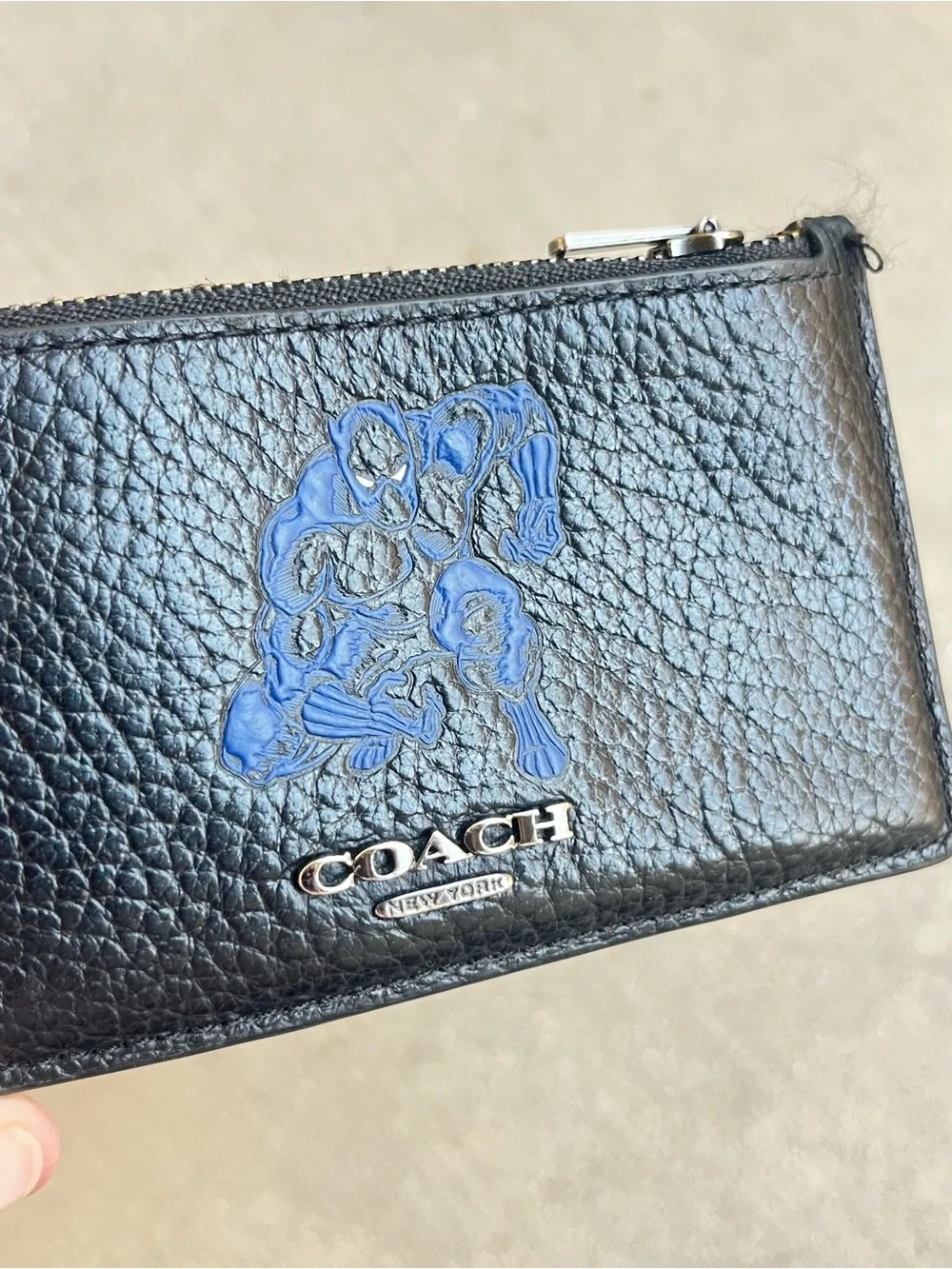 Coach black leather
